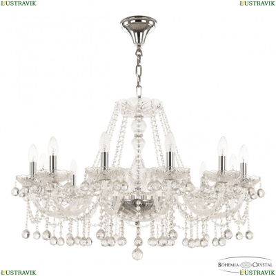 Люстра 108/12/300 Ni ★ Bohemia Ivele Crystal — купить в интернет магазине «ЛЮСТРАВИК»☀