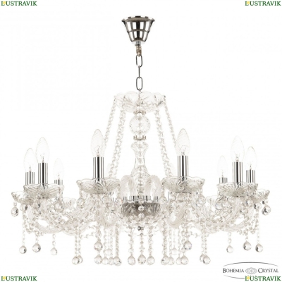 Люстра 108/10/240 Ni ★ Bohemia Ivele Crystal — купить в интернет магазине «ЛЮСТРАВИК»☀