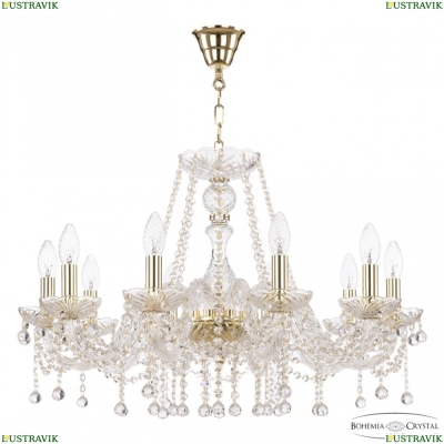 Люстра 108/10/240 G ★ Bohemia Ivele Crystal — купить в интернет магазине «ЛЮСТРАВИК»☀