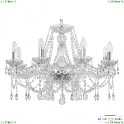 Люстра 107/8/240 Ni ★ Bohemia Ivele Crystal — купить в интернет магазине «ЛЮСТРАВИК»☀