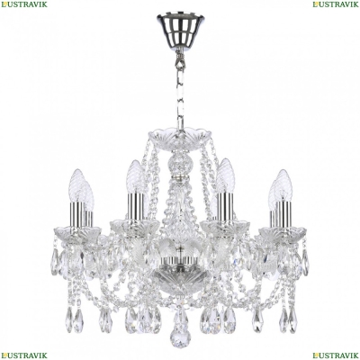 Люстра 107/8/165 Ni ★ Bohemia Ivele Crystal — купить в интернет магазине «ЛЮСТРАВИК»☀