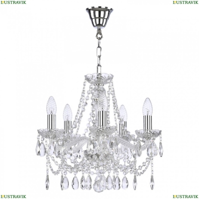 Люстра 107/5/141 Ni ★ Bohemia Ivele Crystal — купить в интернет магазине «ЛЮСТРАВИК»☀