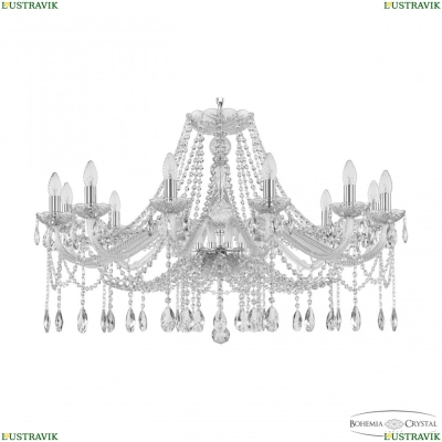 Люстра 107/12/360 Ni ★ Bohemia Ivele Crystal — купить в интернет магазине «ЛЮСТРАВИК»☀