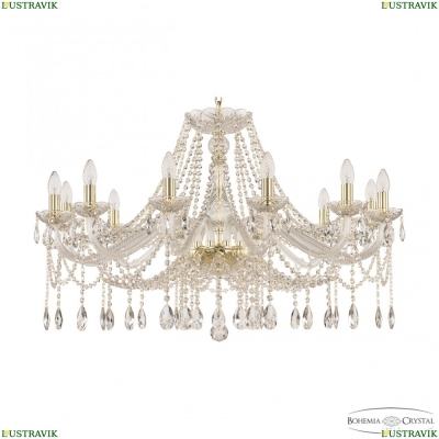 Люстра 107/12/360 G ★ Bohemia Ivele Crystal — купить в интернет магазине «ЛЮСТРАВИК»☀