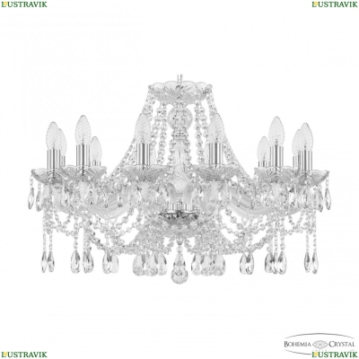 Люстра 107/12/240 Ni ★ Bohemia Ivele Crystal — купить в интернет магазине «ЛЮСТРАВИК»☀
