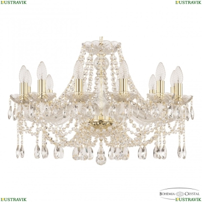 Люстра 107/12/240 G ★ Bohemia Ivele Crystal — купить в интернет магазине «ЛЮСТРАВИК»☀