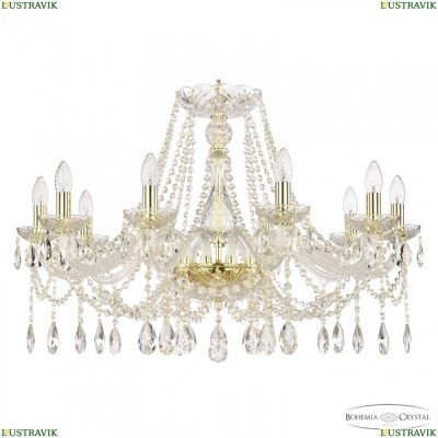 Люстра 107/10/300 G ★ Bohemia Ivele Crystal — купить в интернет магазине «ЛЮСТРАВИК»☀