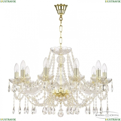 Люстра 107/10/240 G ★ Bohemia Ivele Crystal — купить в интернет магазине «ЛЮСТРАВИК»☀