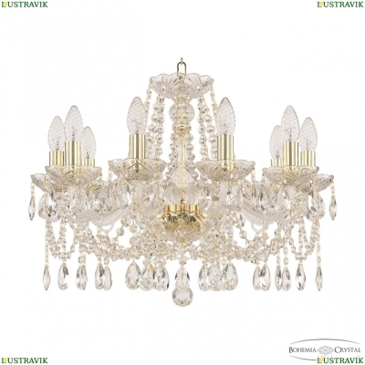 Люстра 107/10/200 G ★ Bohemia Ivele Crystal — купить в интернет магазине «ЛЮСТРАВИК»☀
