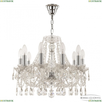 Люстра 107/10/165 Ni ★ Bohemia Ivele Crystal — купить в интернет магазине «ЛЮСТРАВИК»☀