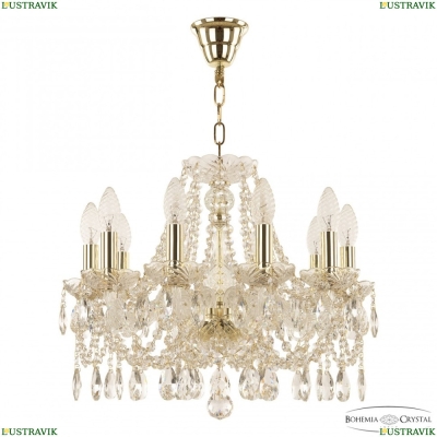 Люстра 107/10/165 G ★ Bohemia Ivele Crystal — купить в интернет магазине «ЛЮСТРАВИК»☀