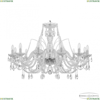 Люстра 105/12/360 Ni ★ Bohemia Ivele Crystal — купить в интернет магазине «ЛЮСТРАВИК»☀