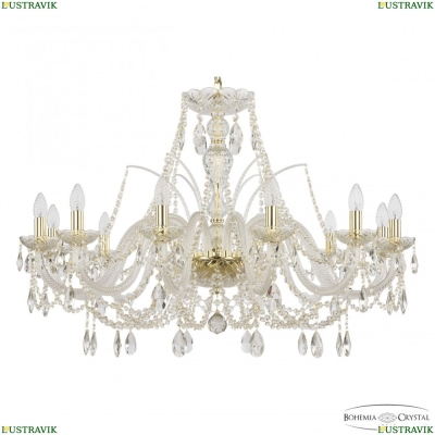 Люстра 105/12/360 G ★ Bohemia Ivele Crystal — купить в интернет магазине «ЛЮСТРАВИК»☀