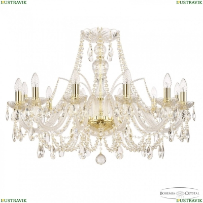Люстра 105/12/300 G ★ Bohemia Ivele Crystal — купить в интернет магазине «ЛЮСТРАВИК»☀