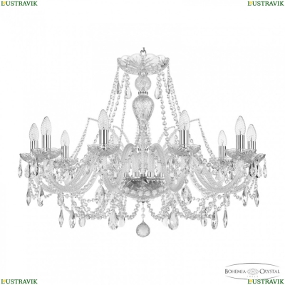 Люстра 105/10/300 Ni ★ Bohemia Ivele Crystal — купить в интернет магазине «ЛЮСТРАВИК»☀