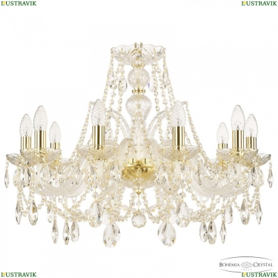Люстра 105/10/240 G ★ Bohemia Ivele Crystal — купить в интернет магазине «ЛЮСТРАВИК»☀
