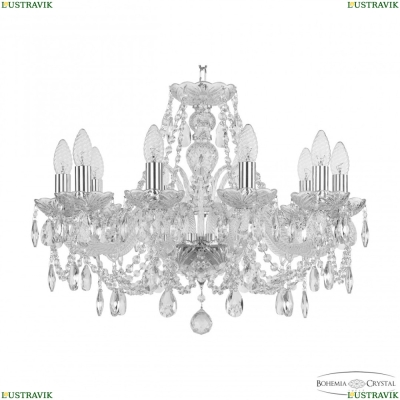 Люстра 105/10/195 Ni ★ Bohemia Ivele Crystal — купить в интернет магазине «ЛЮСТРАВИК»☀