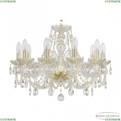 Люстра 105/10/195 G ★ Bohemia Ivele Crystal — купить в интернет магазине «ЛЮСТРАВИК»☀