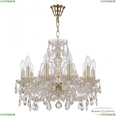 Люстра 105/10/165 G ★ Bohemia Ivele Crystal — купить в интернет магазине «ЛЮСТРАВИК»☀