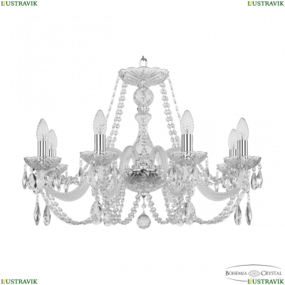 Люстра 101/8/240 Ni ★ Bohemia Ivele Crystal — купить в интернет магазине «ЛЮСТРАВИК»☀