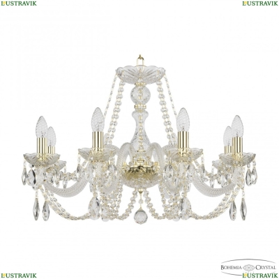 Люстра 101/8/240 G ★ Bohemia Ivele Crystal — купить в интернет магазине «ЛЮСТРАВИК»☀