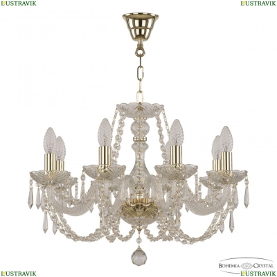 Люстра 101/8/195 G Drops ★ Bohemia Ivele Crystal — купить в интернет магазине «ЛЮСТРАВИК»☀