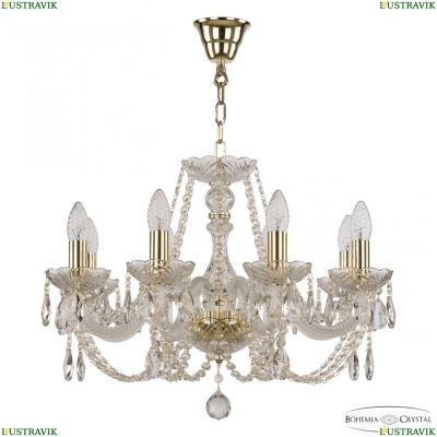 Люстра 101/8/195 G ★ Bohemia Ivele Crystal — купить в интернет магазине «ЛЮСТРАВИК»☀