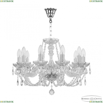 Люстра 101/10/195 Ni ★ Bohemia Ivele Crystal — купить в интернет магазине «ЛЮСТРАВИК»☀