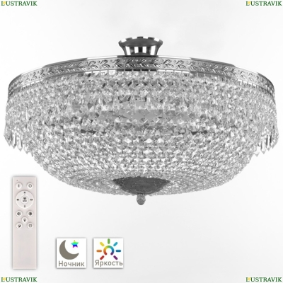 Люстра 19011/55IV/LED-DIM Ni ★ Bohemia Ivele Crystal — купить в интернет магазине «ЛЮСТРАВИК»☀
