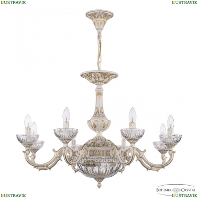 Люстра AL78101P/8/250 WMG P Clear/M-1G ★ Bohemia Ivele Crystal — купить в интернет магазине «ЛЮСТРАВИК»☀