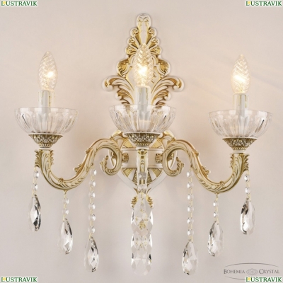 Бра AL7901B15/3/175 B WMG P Clear/M-1H ★ Bohemia Ivele Crystal — купить в интернет магазине «ЛЮСТРАВИК»☀