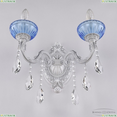 Бра AL7901B10/2/175 B WMN P Aquamarine/M-1G ★ Bohemia Ivele Crystal — купить в интернет магазине «ЛЮСТРАВИК»☀