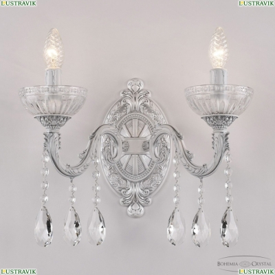 Бра AL7901B10/2/175 A WMN P Clear/M-1G ★ Bohemia Ivele Crystal — купить в интернет магазине «ЛЮСТРАВИК»☀