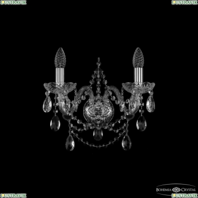 Бра 1411B/2/160 Ni ★ Bohemia Ivele Crystal — купить в интернет магазине «ЛЮСТРАВИК»☀