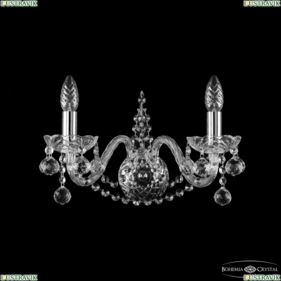 Бра 1411B/2/160 Ni Balls ★ Bohemia Ivele Crystal — купить в интернет магазине «ЛЮСТРАВИК»☀