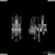 Бра 1411B/1/141 Ni ★ Bohemia Ivele Crystal — купить в интернет магазине «ЛЮСТРАВИК»☀