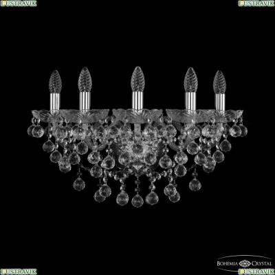 Бра 1409B/5/195/XL Ni ★ Bohemia Ivele Crystal — купить в интернет магазине «ЛЮСТРАВИК»☀