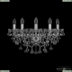 Бра 1409B/5/195/XL Ni ★ Bohemia Ivele Crystal — купить в интернет магазине «ЛЮСТРАВИК»☀