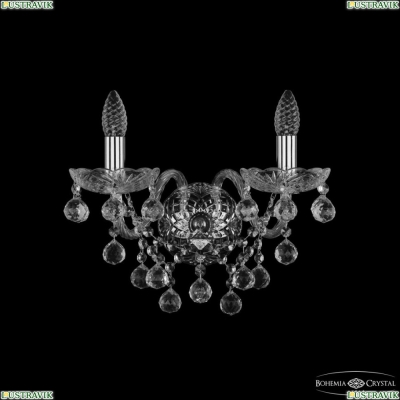 Бра 1409B/2/160/XL Ni ★ Bohemia Ivele Crystal — купить в интернет магазине «ЛЮСТРАВИК»☀