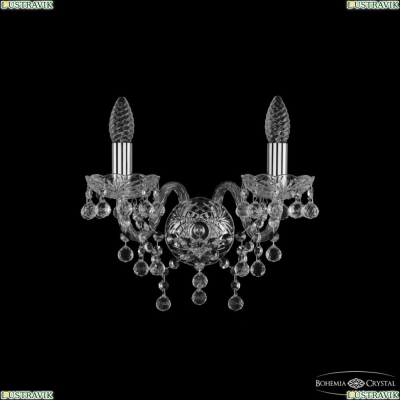 Бра 1409B/2/141 Ni ★ Bohemia Ivele Crystal — купить в интернет магазине «ЛЮСТРАВИК»☀
