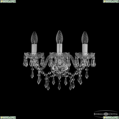Бра 1403B/3/141 Ni ★ Bohemia Ivele Crystal — купить в интернет магазине «ЛЮСТРАВИК»☀