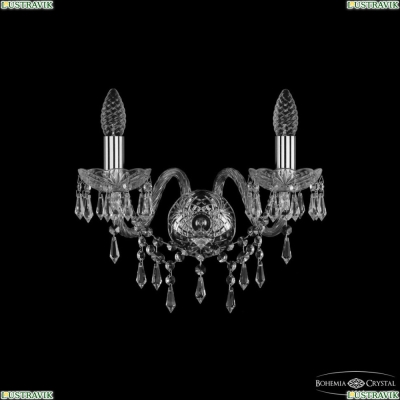Бра 1403B/2/160 Ni ★ Bohemia Ivele Crystal — купить в интернет магазине «ЛЮСТРАВИК»☀