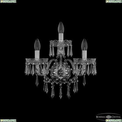 Бра 1403B/2+1/160/XL Ni ★ Bohemia Ivele Crystal — купить в интернет магазине «ЛЮСТРАВИК»☀