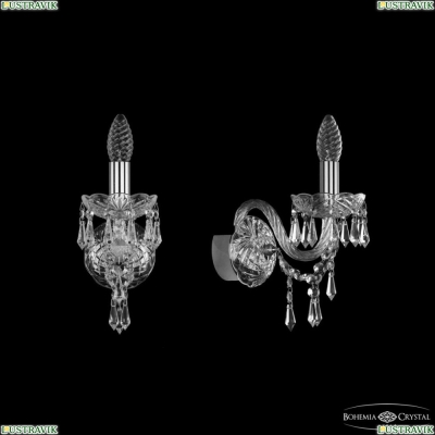Бра 1403B/1/141 Ni ★ Bohemia Ivele Crystal — купить в интернет магазине «ЛЮСТРАВИК»☀