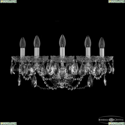 Бра 1402B/5/195/XL Ni ★ Bohemia Ivele Crystal — купить в интернет магазине «ЛЮСТРАВИК»☀
