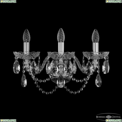 Бра 1402B/3/195/XL Ni ★ Bohemia Ivele Crystal — купить в интернет магазине «ЛЮСТРАВИК»☀
