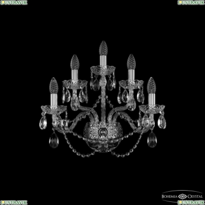 Бра 1402B/2+2+1/195/XL Ni ★ Bohemia Ivele Crystal — купить в интернет магазине «ЛЮСТРАВИК»☀