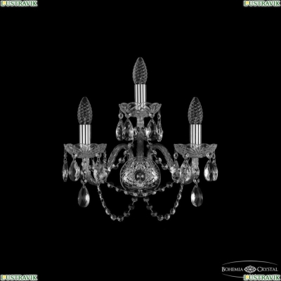 Бра 1402B/2+1/160 Ni ★ Bohemia Ivele Crystal — купить в интернет магазине «ЛЮСТРАВИК»☀