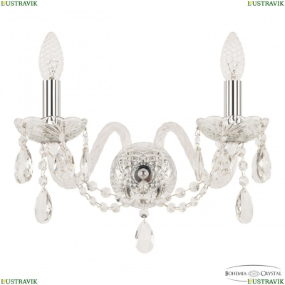 Бра 116B/2/165 Ni ★ Bohemia Ivele Crystal — купить в интернет магазине «ЛЮСТРАВИК»☀