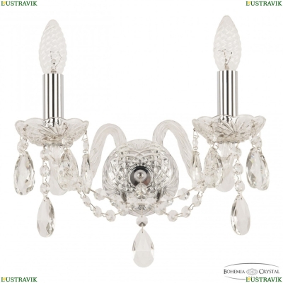 Бра 116B/2/141 Ni ★ Bohemia Ivele Crystal — купить в интернет магазине «ЛЮСТРАВИК»☀